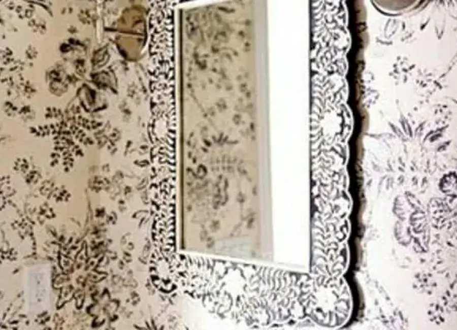 Ambiente com papel de parede 5